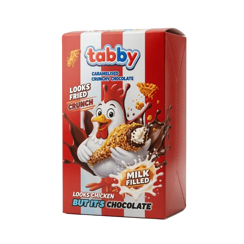 Tabby Chicken – Crunchy Chocolate